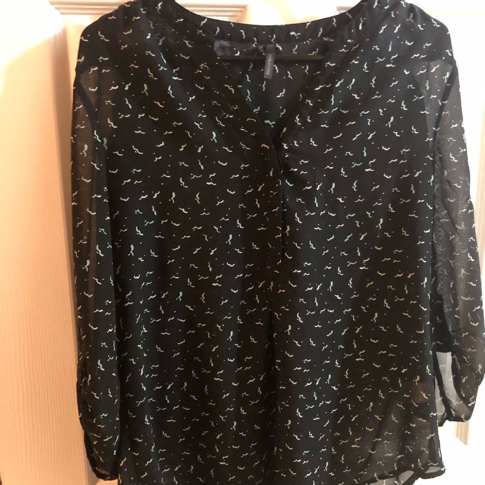 Maurices black blouse